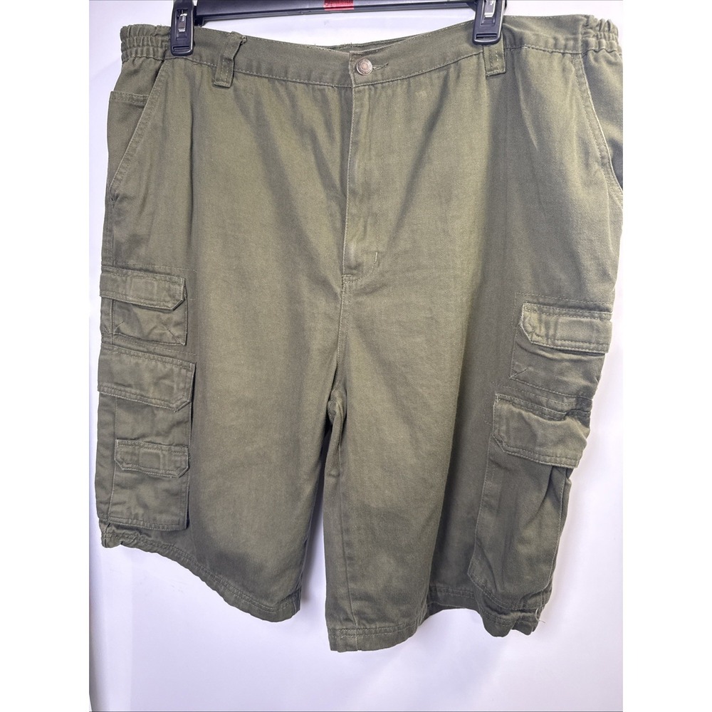 Boulder Creek Cargo Trading Company Shorts Men Size 44 Big Green 100% Cotton